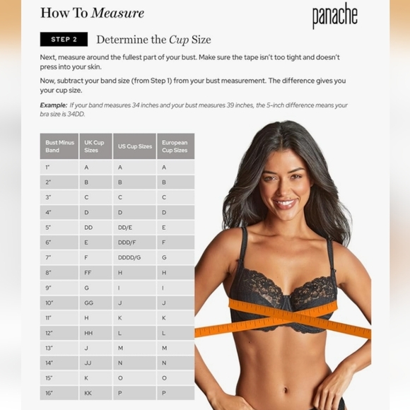 Panache Women's Envy Underwire Balcony Stretch Lace Bra -Ivory - Picture 5 of 6